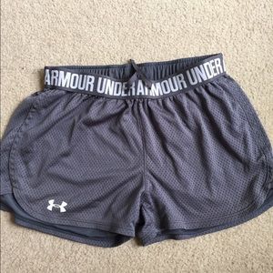 under armour shorts gray